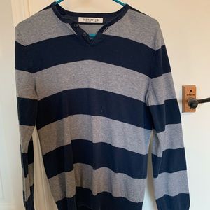 long sleeve striped long sleeve shirt